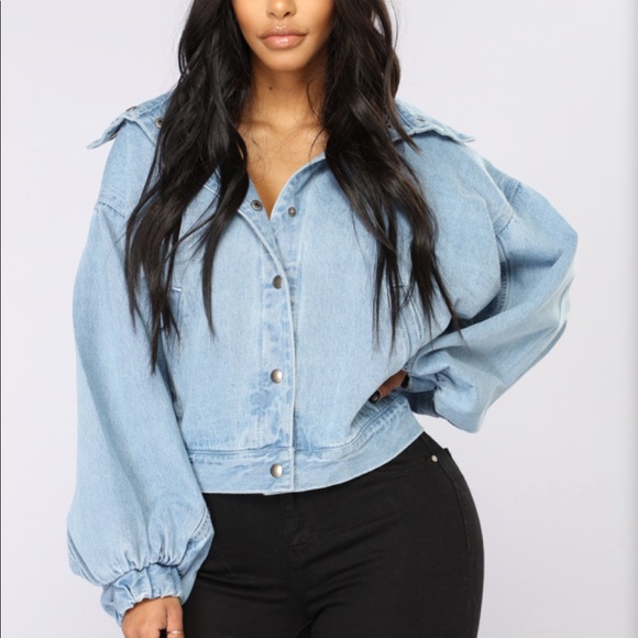 Fashion Nova Jackets & Blazers - Oversized denim jacket